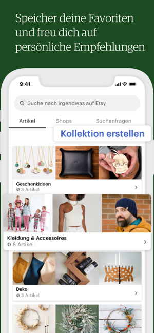 10 meilleures applications de mode pour Android et iOS 2021 109 Etsy: kreative Einzelstücke Capture d'écran