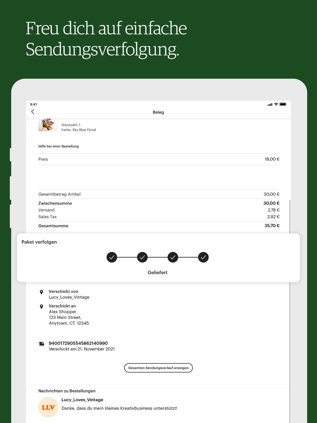 10 meilleures applications de mode pour Android et iOS 2021 114 Etsy: kreative Einzelstücke Capture d'écran