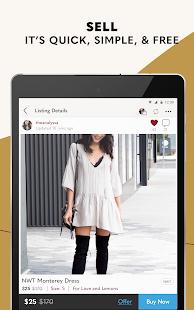 10 meilleures applications de mode pour Android et iOS 2021 229 Poshmark - Buy & Sell Fashion Capture d'écran