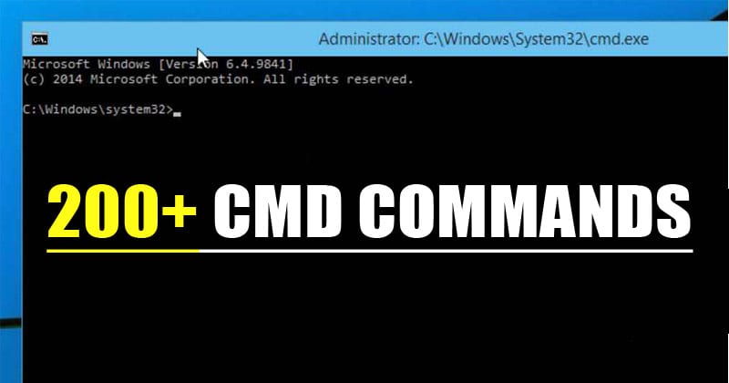 list of all windows 10 command prompts